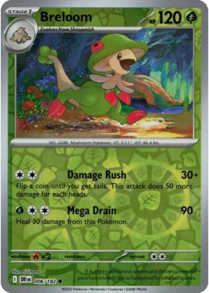 Breloom - 006/182 - Reverse