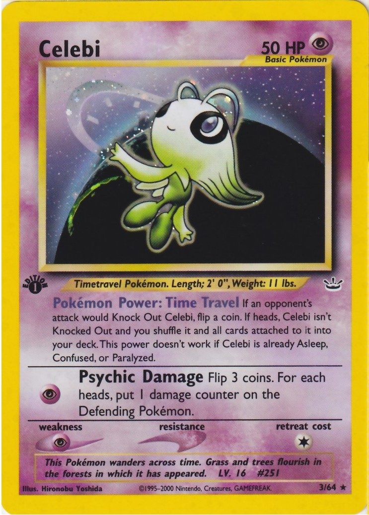 Celebi - 3/64 - 1st Edition (Holo)