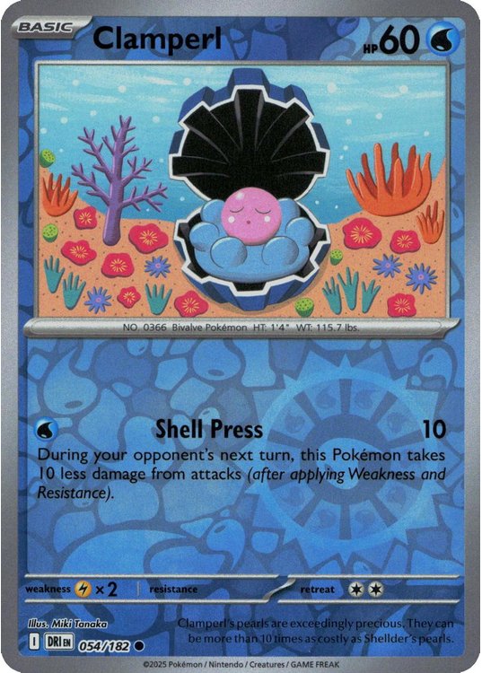 Clamperl - 054/182 - Reverse