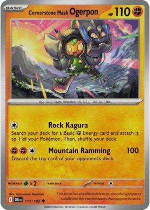 Cornerstone Mask Ogerpon - 111/182