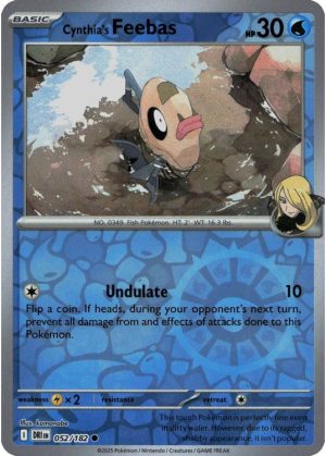 Cynthia's Feebas - 052/182 - Reverse