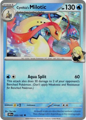 Cynthia's Milotic - 053/182