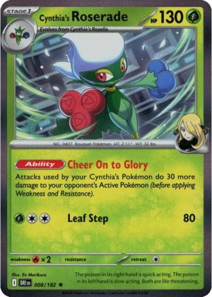 Cynthia's Roserade - 008/182 (Holo)