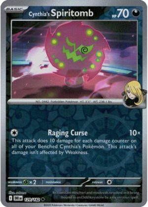 Cynthia's Spiritomb - 129/182 - Reverse