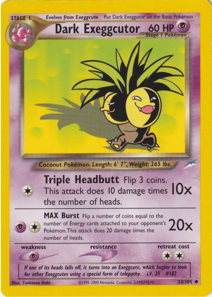 Dark Exeggutor - 33/105