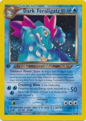 Dark Feraligatr - 5/105 - 1st Edition (Holo)