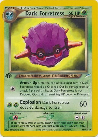 Dark Forretress - 35/105 - 1st Edition