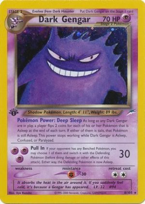 Dark Gengar - 6/105 - 1st Edition (Holo)