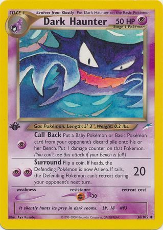 Dark Haunter - 36/105 - 1st Edition