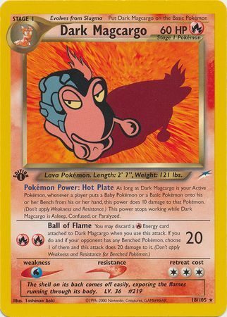 Dark Magcargo - 18/105 - 1st Edition