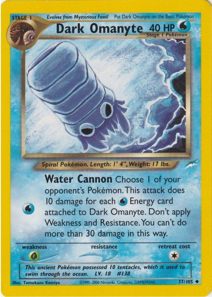 Dark Omanyte - 37/105