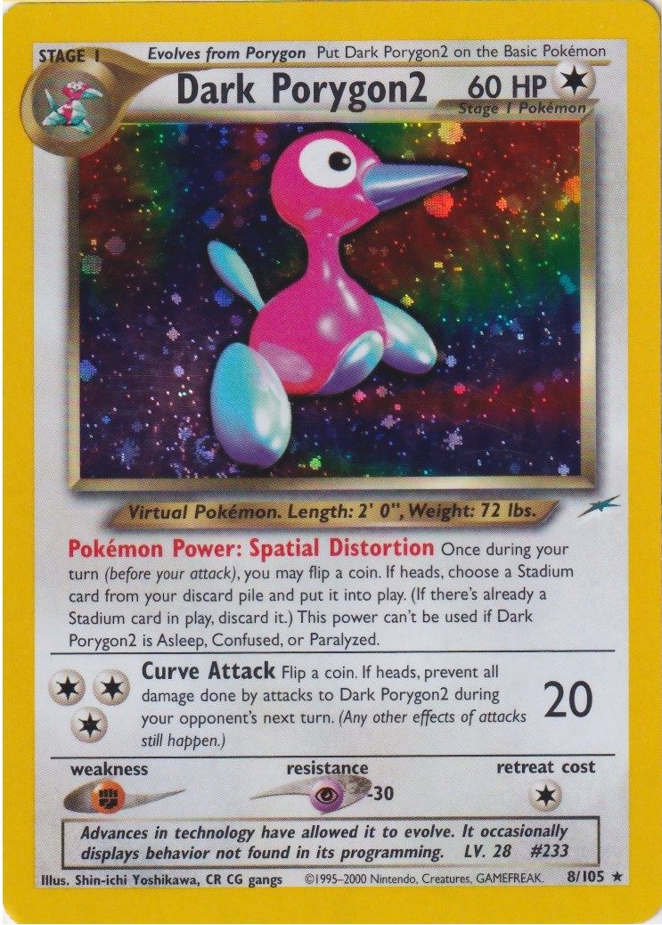 Dark Porygon2 - 8/105 (Holo)