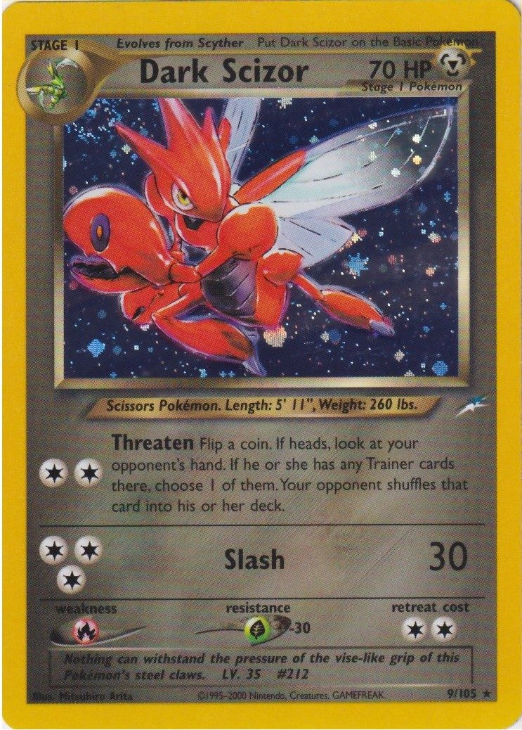 Dark Scizor - 9/105 (Holo)