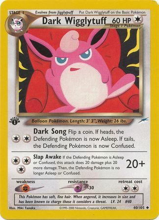 Dark Wigglytuff - 40/105 - 1st Edition