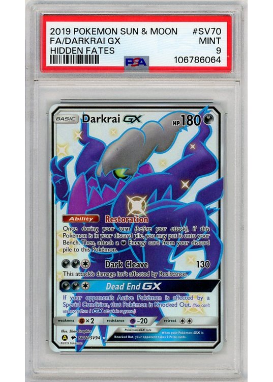 Darkrai GX – SV70/SV94 – PSA 9