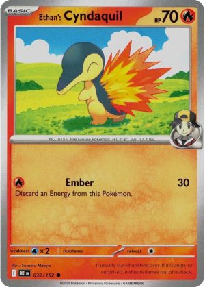 Ethan's Cyndaquil - 032/182