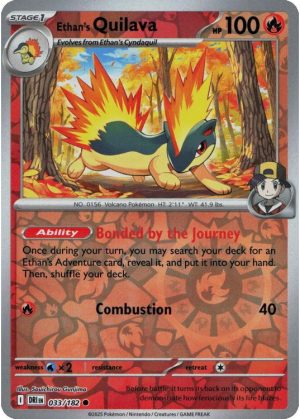 Ethan's Quilava - 033/182 - Reverse