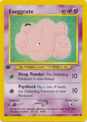 Exeggcute - 64/105 - 1st Edition