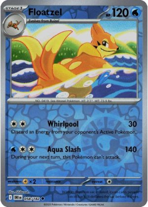 Floatzel - 058/182 - Reverse