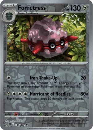 Forretress - 140/182 - Reverse