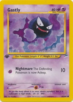 Gastly - 65/105 - 1st Edition
