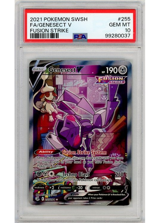 Genesect V 255/264 PSA 10