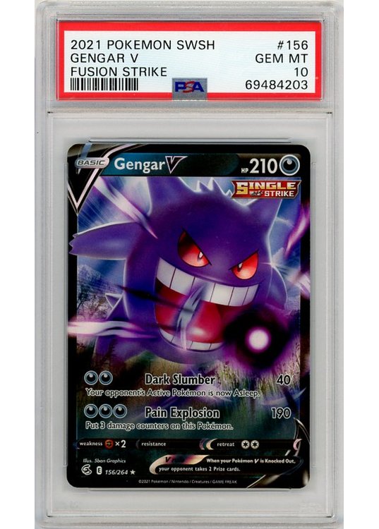 Gengar V 156/264 PSA 10