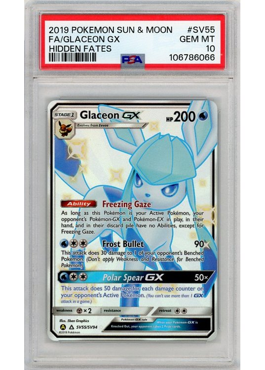 Glaceon GX SV55/SV94 PSA 10
