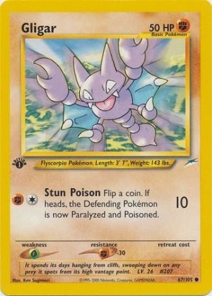 Gligar - 67/105 - 1st Edition
