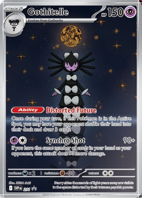 Gothitelle tech sticker collection (3 stk.) - SV10.5 White Flare - Gothitelle - SVP211