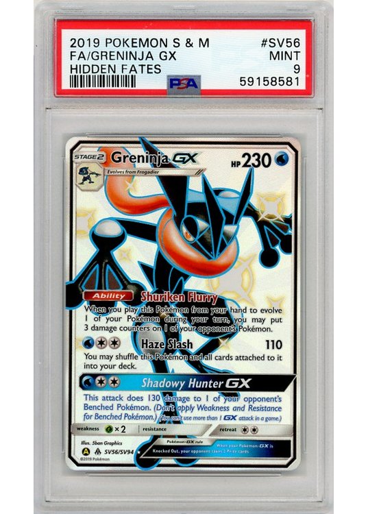 Greninja GX SV56/SV94 PSA 9