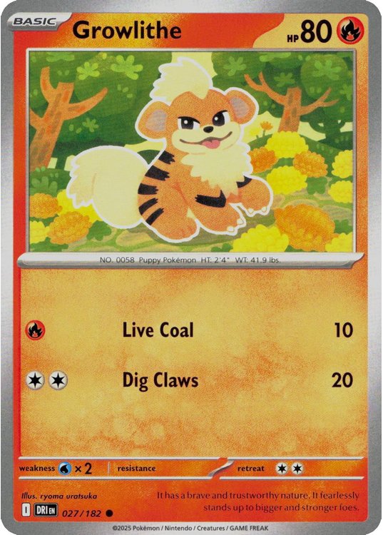Growlithe - 027/182