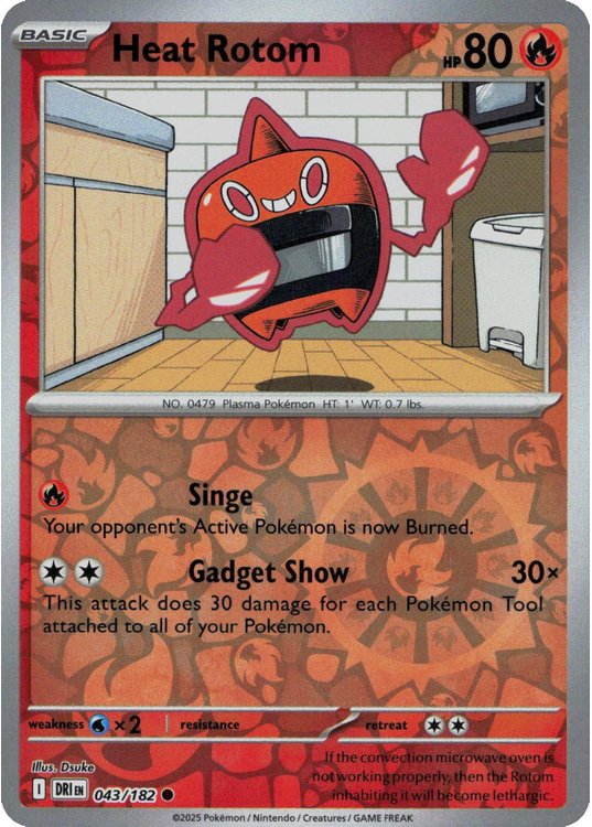 Heat Rotom - 043/182 - Reverse