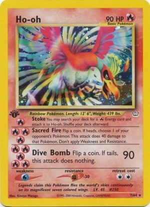 Ho-oh - 7/64 - 1st Edition (Holo)