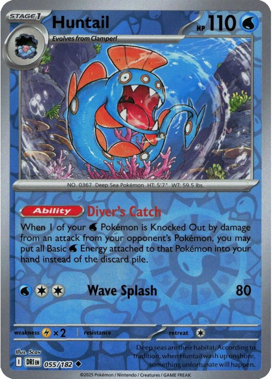 Huntail - 055/182 - Reverse