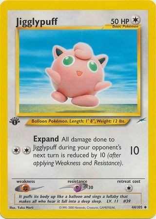 Jigglypuff - 44/105 - 1st Edition