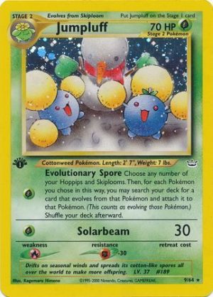 Jumpluff - 9/64 - 1st Edition (Holo)