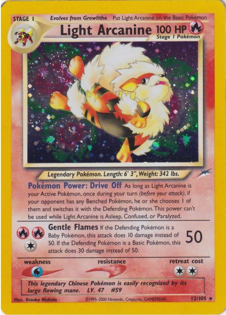 Light Arcanine - 12/105 (Holo)