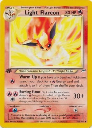Light Flareon - 46/105 - 1st Edition