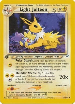 Light Jolteon - 48/105 - 1st Edition