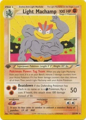 Light Machamp - 25/105 - 1st Edition