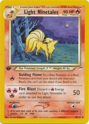 Light Ninetales - 50/105 - 1st Edition