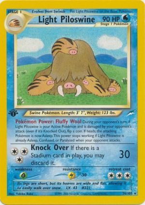 Light Piloswine - 26/105 - 1st Edition