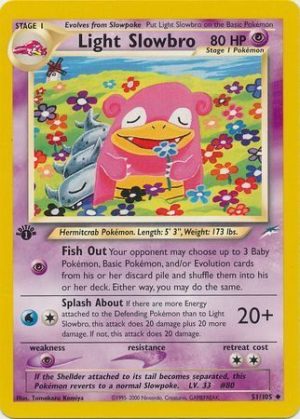 Light Slowbro - 51/105 - 1st Edition