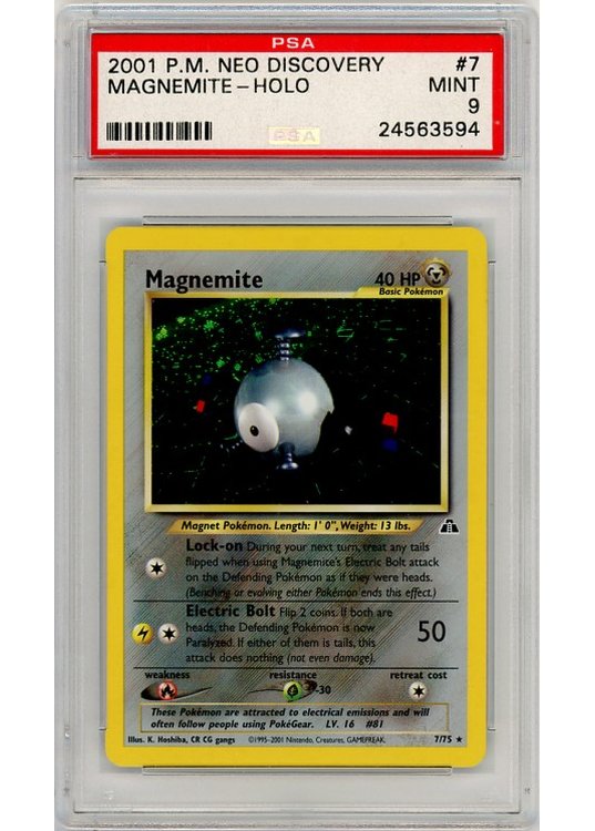 Magnemite – 7/75 – PSA 9