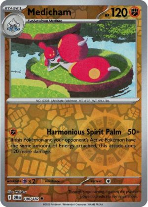 Medicham - 100/182 - Reverse