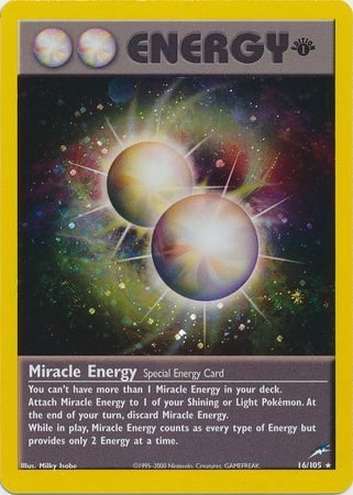 Miracle Energy - 16/105 - 1st Edition (Holo)