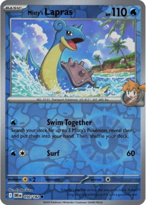 Misty's Lapras - 050/182 - Reverse