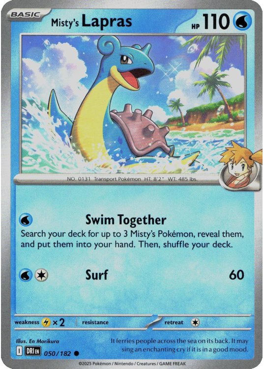 Misty's Lapras - 050/182