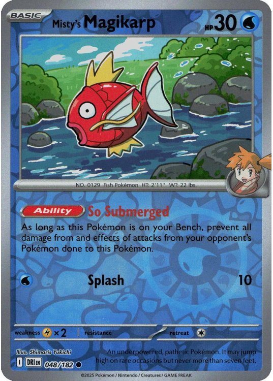 Misty's Magikarp - 048/182 - Reverse